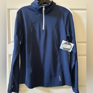Bolle Women's Long Sleeve 1/2 zip Sz Lg